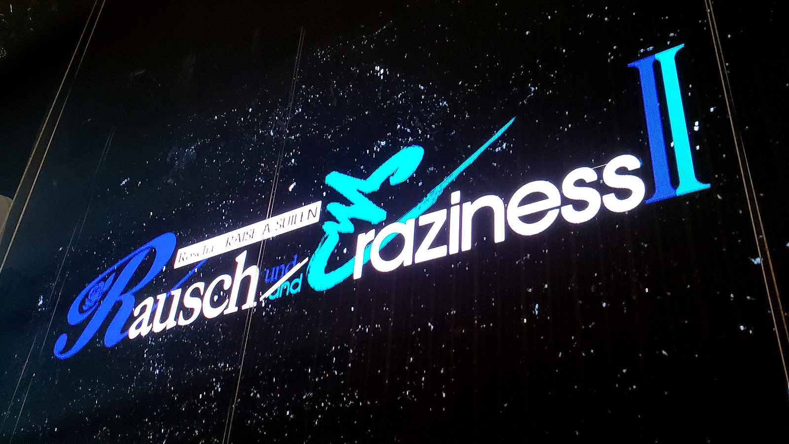 Rausch und/and Craziness Ⅱ