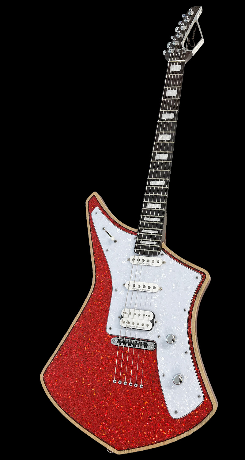 Revolver Standard Sexy Red Glitter