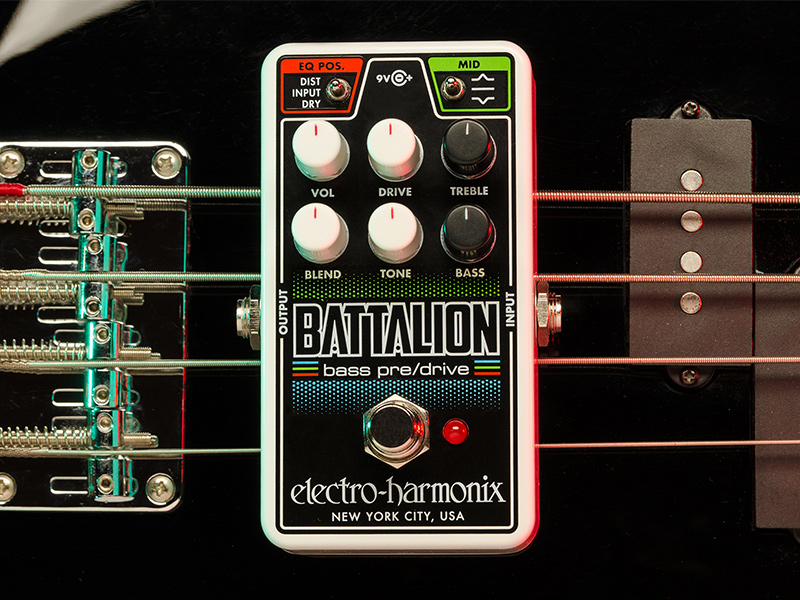 Nano Battalion Bass Preamp Overdrive Electro-Harmonix, 40% OFF