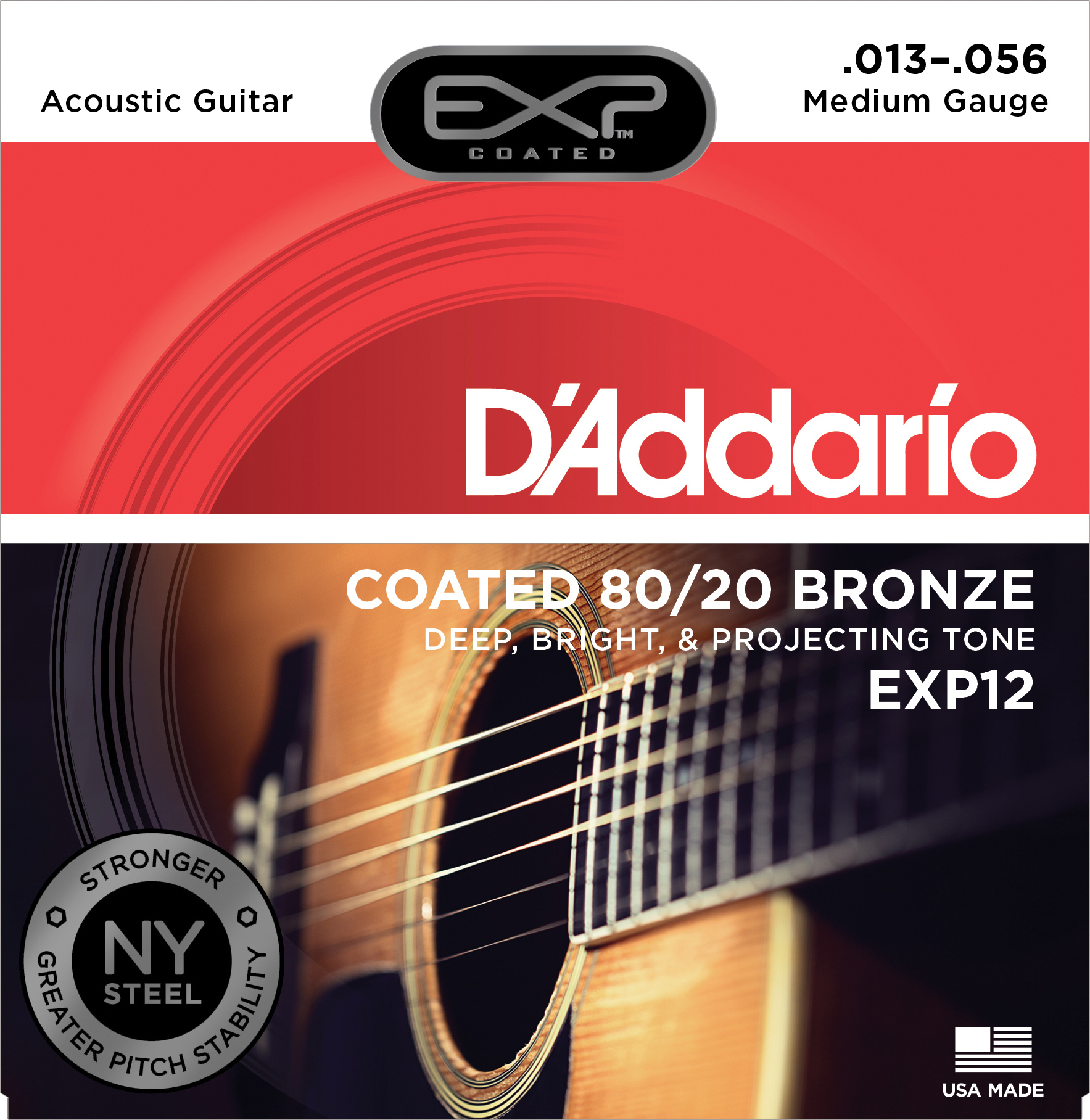 おトク 新品 D'Addario ダダリオ アコースティックギター弦 EXP15