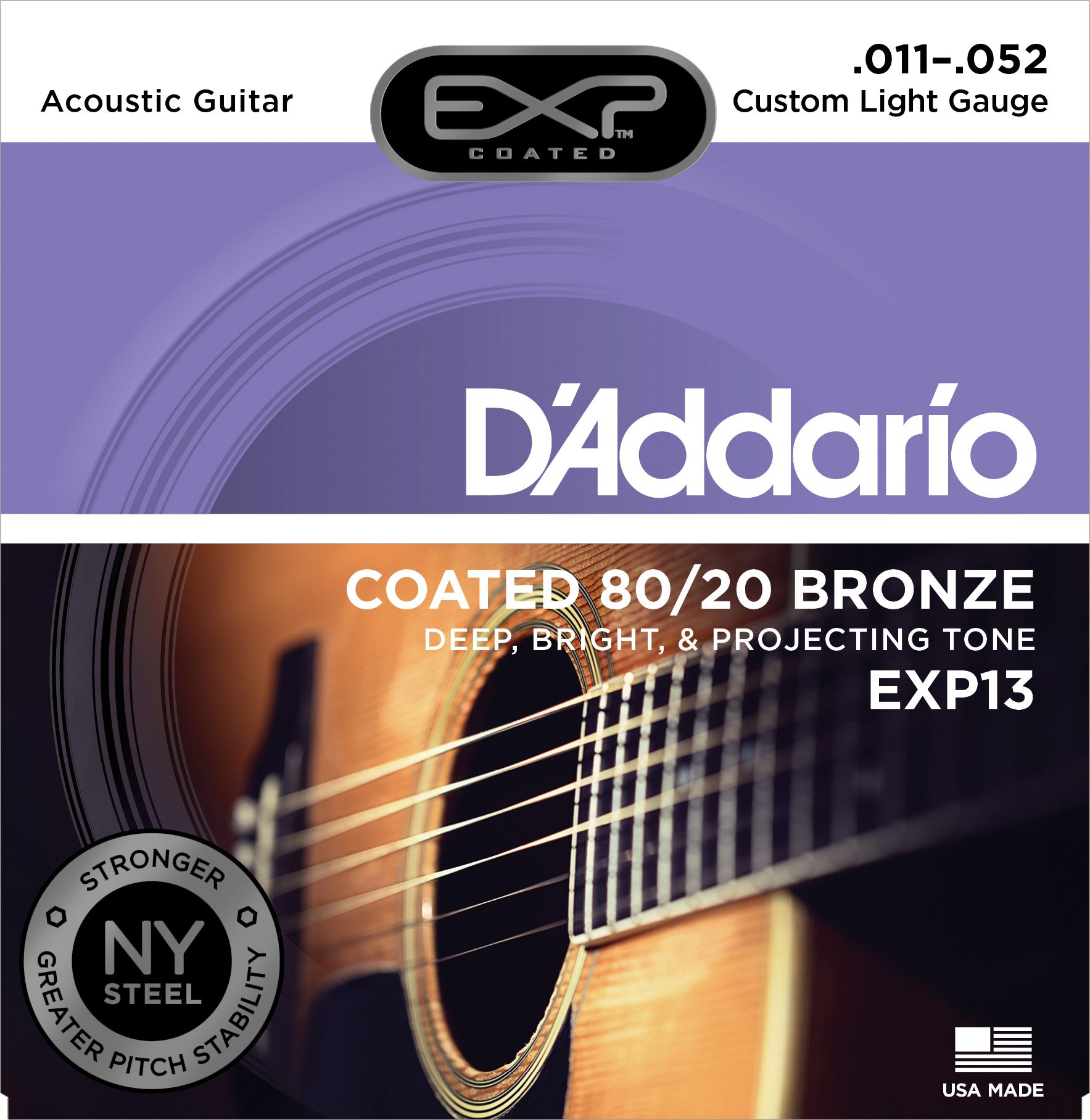 大人気 新品 D'Addario ダダリオ アコースティックギター弦 EJ13 nascd.edu.bd