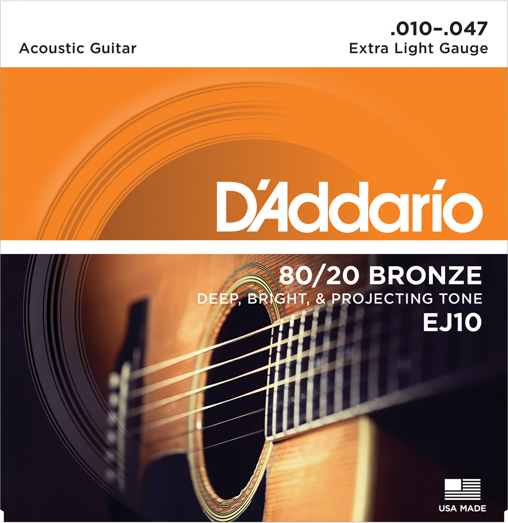 超歓迎在庫★D\'Addario NB1047-12 12弦アコギ弦 10セット★新品メール便 スチール弦