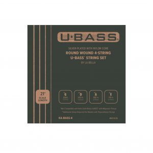 Silver-Plated Round Wound U•BASS Strings