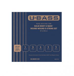 Solid Body Electric U•BASS® Round Wound 5-String Set