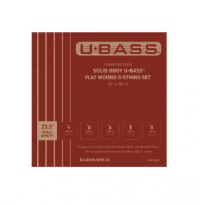 Solid Body Electric U•BASS® Flat Wound 5-String Set