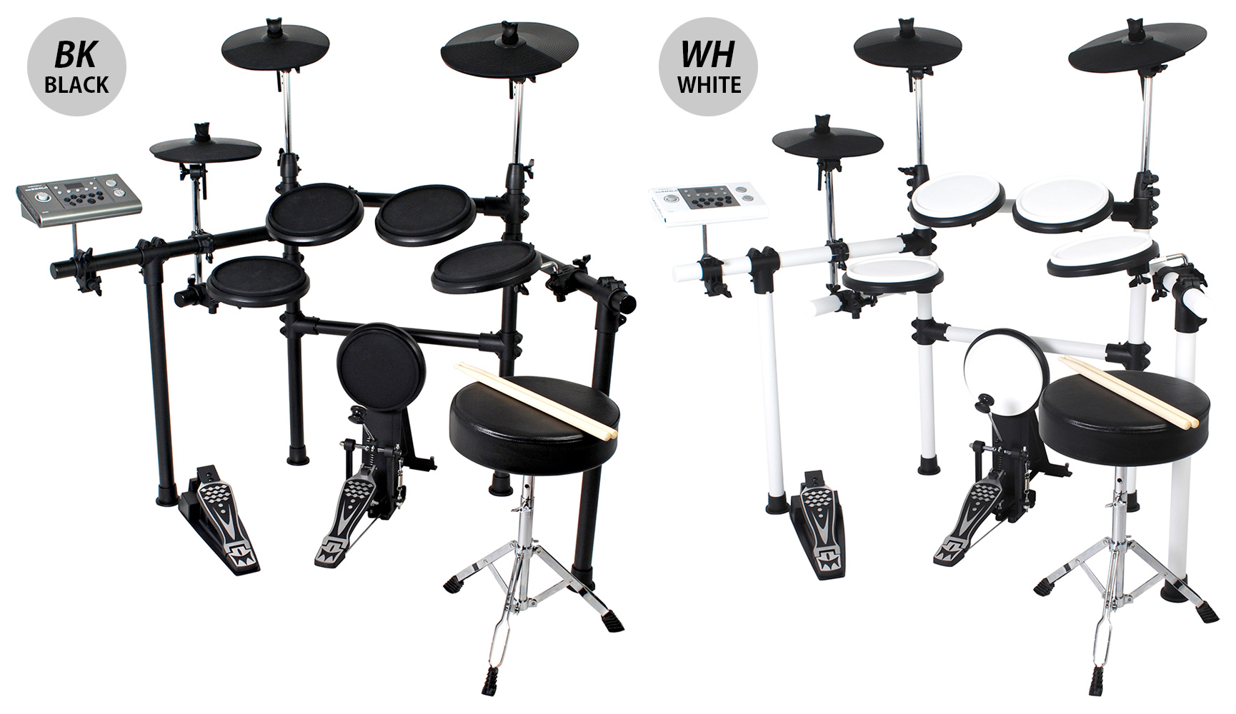 MEDELI Electric Drum Set (DD504J) 白い 後払い手数料無料 www